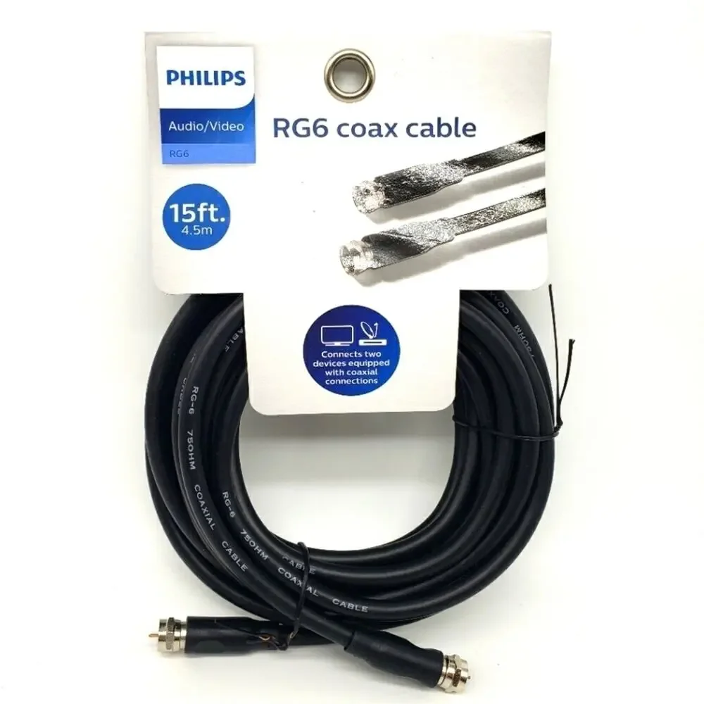 Phillips Audio/Video RG6 Coax Cable